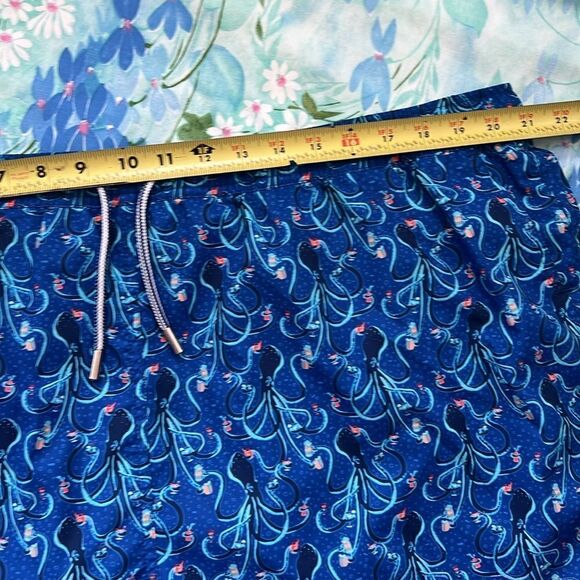 Peter Millar Seaside Collection Blue Octopus Swim Trunks - XXL - Picture 7 of 8